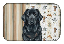 Load image into Gallery viewer, Black Newfoundland Coffee Bar Dish Drying Mat