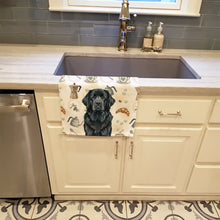 Load image into Gallery viewer, Black Newfoundland Coffee Bar Kitchen Towel