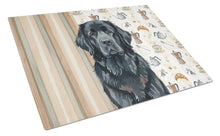 Load image into Gallery viewer, Black Newfoundland Coffee Bar Glass Cutting Board