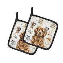 Load image into Gallery viewer, Brown Newfoundland Coffee Bar Pair of Pot Holders