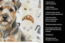 Load image into Gallery viewer, Grizzle and Tan Norfolk Terrier Coffee Bar Kitchen Towel