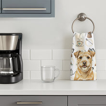 Load image into Gallery viewer, Wheaten Norfolk Terrier Coffee Bar Kitchen Towel