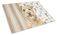 Load image into Gallery viewer, Wheaten Norfolk Terrier Coffee Bar Glass Cutting Board