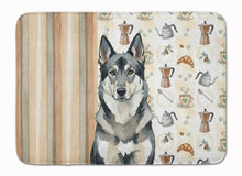 Load image into Gallery viewer, Norwegian Elkhound Coffee Bar Memory Foam Kitchen Mat
