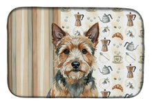 Load image into Gallery viewer, Norwich Terrier Coffee Bar Dish Drying Mat