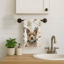 Load image into Gallery viewer, Norwich Terrier Coffee Bar Kitchen Towel