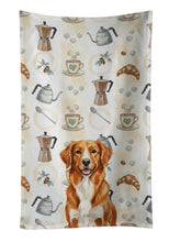 Load image into Gallery viewer, Orange Nova Scotia Duck Tolling Retriever Coffee Bar Kitchen Towel