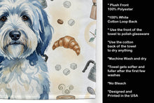 Load image into Gallery viewer, Blue and White Old English Sheepdog Coffee Bar Kitchen Towel