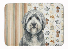 Load image into Gallery viewer, Gray and White Old English Sheepdog Coffee Bar Memory Foam Kitchen Mat