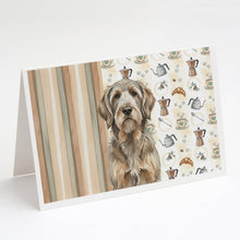 Load image into Gallery viewer, Grizzle and Tan Otterhound Coffee Bar Greeting Cards Pack of 8