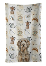 Load image into Gallery viewer, Grizzle and Tan Otterhound Coffee Bar Kitchen Towel