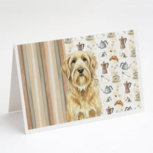 Load image into Gallery viewer, Wheaten and Tan Otterhound Coffee Bar Greeting Cards Pack of 8