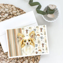 Load image into Gallery viewer, Lemon and White Papillon Coffee Bar Greeting Cards Pack of 8