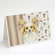 Load image into Gallery viewer, Lemon and White Papillon Coffee Bar Greeting Cards Pack of 8