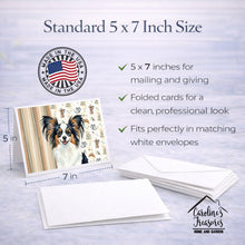 Load image into Gallery viewer, Tricoilor Papillon Coffee Bar Greeting Cards Pack of 8