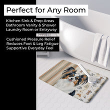 Load image into Gallery viewer, Tricoilor Papillon Coffee Bar Memory Foam Kitchen Mat