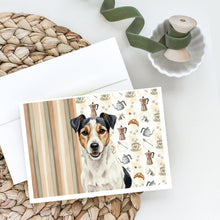 Load image into Gallery viewer, Parson Russell Terrier Coffee Bar Greeting Cards Pack of 8