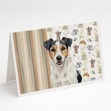 Load image into Gallery viewer, Parson Russell Terrier Coffee Bar Greeting Cards Pack of 8