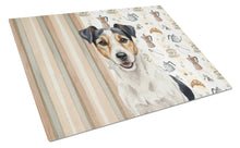Load image into Gallery viewer, Parson Russell Terrier Coffee Bar Glass Cutting Board