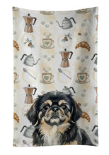 Load image into Gallery viewer, Black and Tan Pekingese Coffee Bar Kitchen Towel