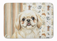 Load image into Gallery viewer, Cream Pekingese Coffee Bar Memory Foam Kitchen Mat