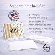 Load image into Gallery viewer, Fawn Pekingese Coffee Bar Greeting Cards Pack of 8