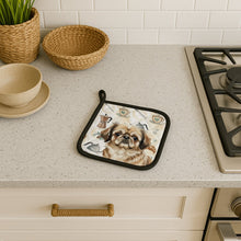 Load image into Gallery viewer, Sable Pekingese Coffee Bar Pair of Pot Holders