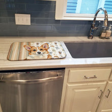 Load image into Gallery viewer, Corgi Coffee Bar Dish Drying Mat