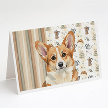 Load image into Gallery viewer, Corgi Coffee Bar Greeting Cards Pack of 8