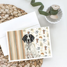 Load image into Gallery viewer, Black and White Pointer Coffee Bar Greeting Cards Pack of 8