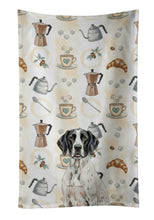 Load image into Gallery viewer, Black and White Pointer Coffee Bar Kitchen Towel