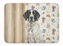 Load image into Gallery viewer, Black and White Pointer Coffee Bar Memory Foam Kitchen Mat