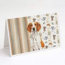 Load image into Gallery viewer, Orange and White Pointer Coffee Bar Greeting Cards Pack of 8
