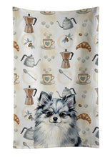 Load image into Gallery viewer, Blue Merle Pomeranian Coffee Bar Kitchen Towel
