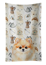 Load image into Gallery viewer, Pomeranian Coffee Bar Kitchen Towel