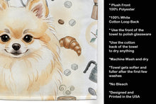 Load image into Gallery viewer, Cream Pomeranian Coffee Bar Kitchen Towel