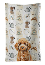 Load image into Gallery viewer, Miniature Apricot Poodle Coffee Bar Kitchen Towel