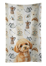 Load image into Gallery viewer, Toy Apricot Poodle Coffee Bar Kitchen Towel