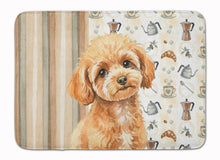 Load image into Gallery viewer, Toy Apricot Poodle Coffee Bar Memory Foam Kitchen Mat
