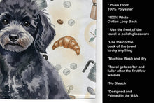 Load image into Gallery viewer, Toy Black Poodle Coffee Bar Kitchen Towel