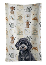 Load image into Gallery viewer, Toy Black Poodle Coffee Bar Kitchen Towel