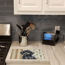Load image into Gallery viewer, Toy Black Poodle Coffee Bar Glass Cutting Board