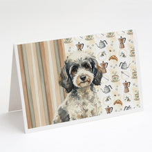 Load image into Gallery viewer, Toy Parti Poodle Coffee Bar Greeting Cards Pack of 8