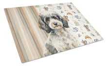 Load image into Gallery viewer, Toy Parti Poodle Coffee Bar Glass Cutting Board