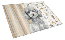 Load image into Gallery viewer, Toy Silver Poodle Coffee Bar Glass Cutting Board