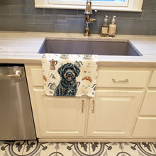 Load image into Gallery viewer, Black Portuguese Water Dog Coffee Bar Kitchen Towel