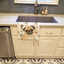 Load image into Gallery viewer, Fawn Pug Coffee Bar Kitchen Towel