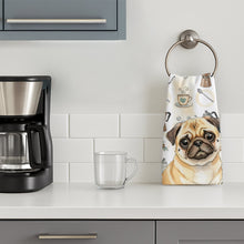 Load image into Gallery viewer, Fawn Pug Coffee Bar Kitchen Towel