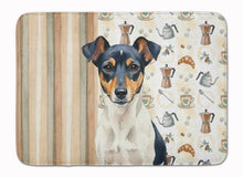 Load image into Gallery viewer, Tricolor Rat Terrier Coffee Bar Memory Foam Kitchen Mat