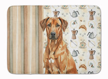 Load image into Gallery viewer, Rhodesian Ridgeback Coffee Bar Memory Foam Kitchen Mat